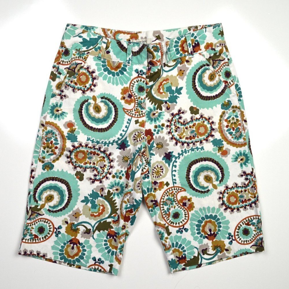 Tyler Boe Paisley Floral Bermuda Shorts
